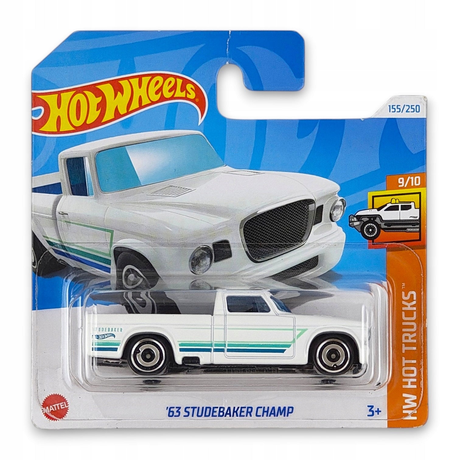 Hot Wheels - 63 Studebaker Champ OUTLET Delikatne zagięcia