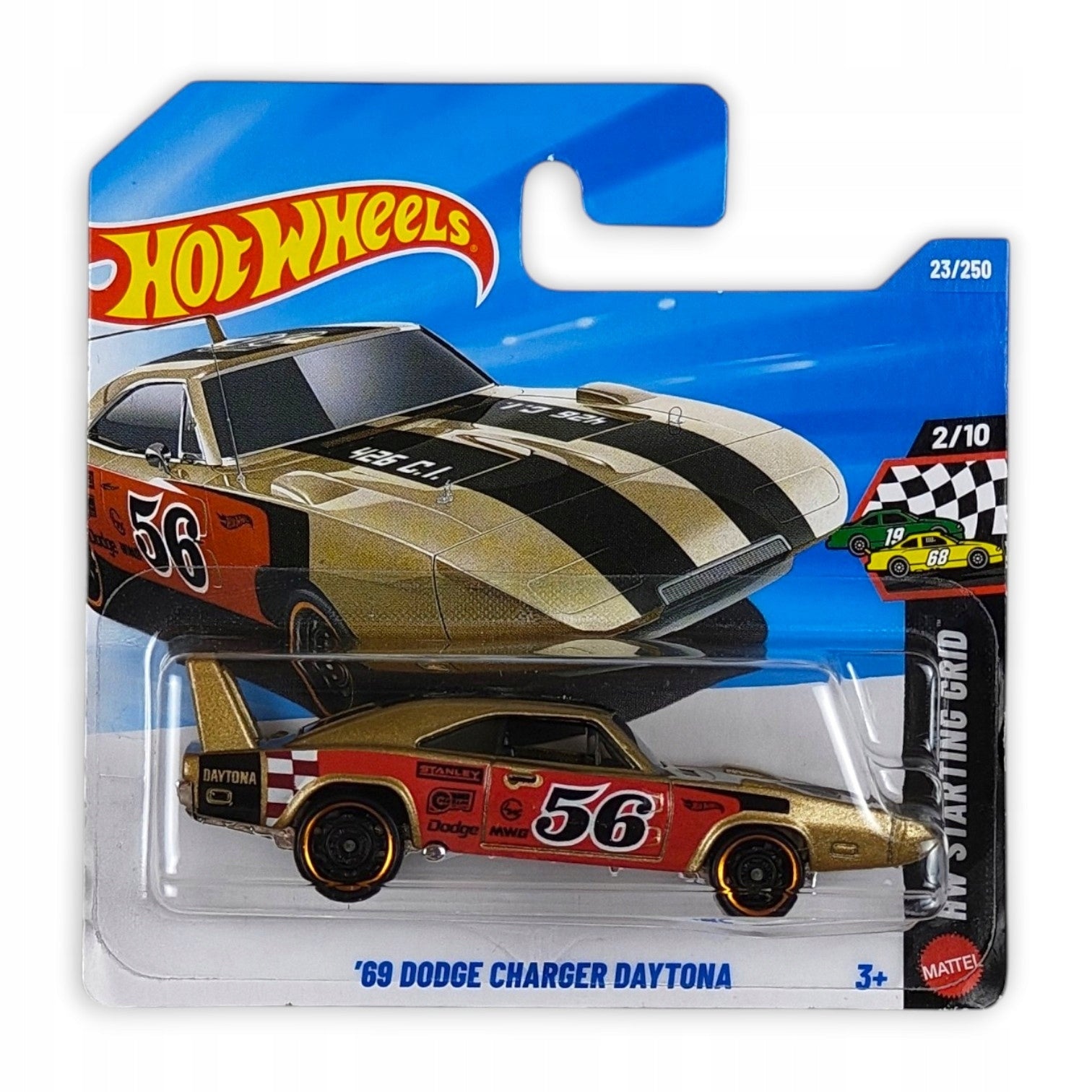Hot Wheels - 69 Dodge Charger Daytona OUTLET Delikatne zagięcia