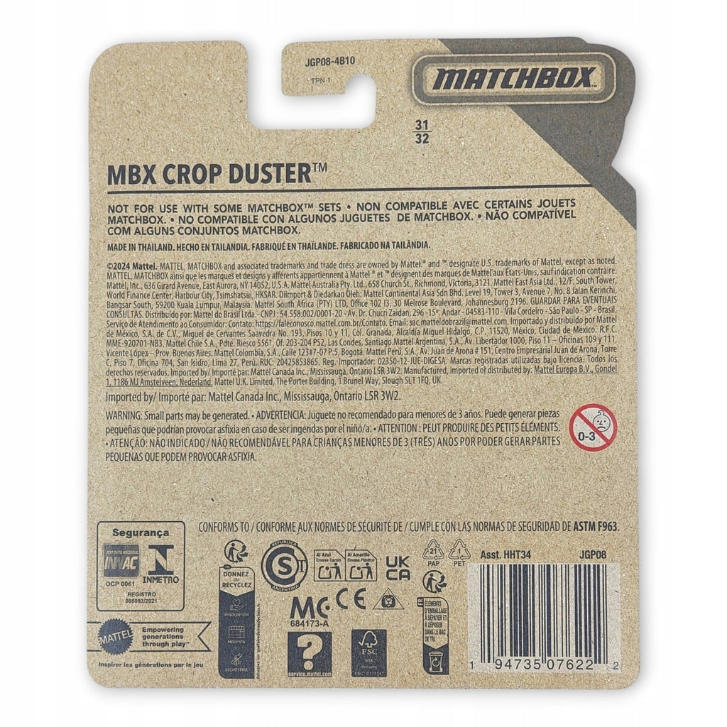 Matchbox Sky Busters - MBX Crop Duster