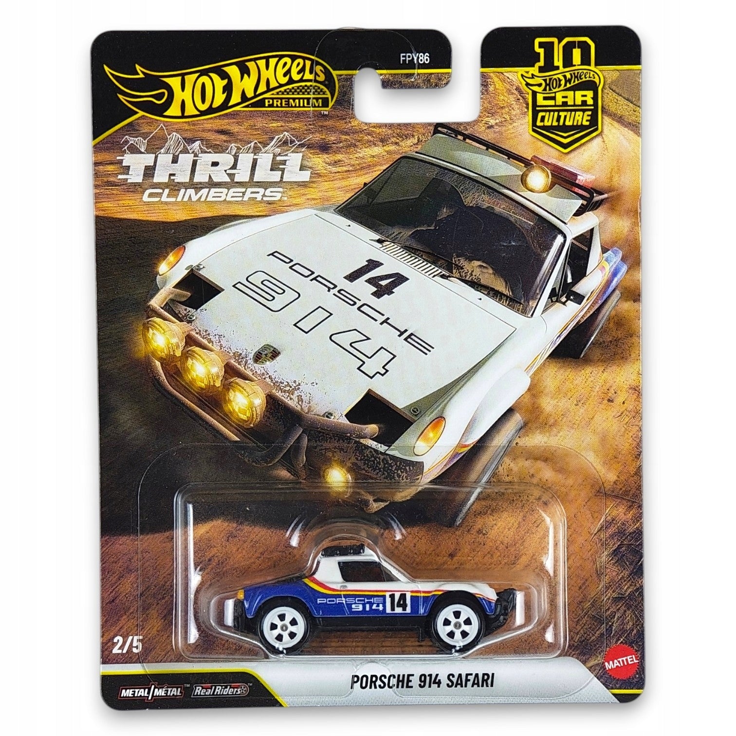 Hot Wheels Premium - Porsche 914 Safari Thrill Climbers