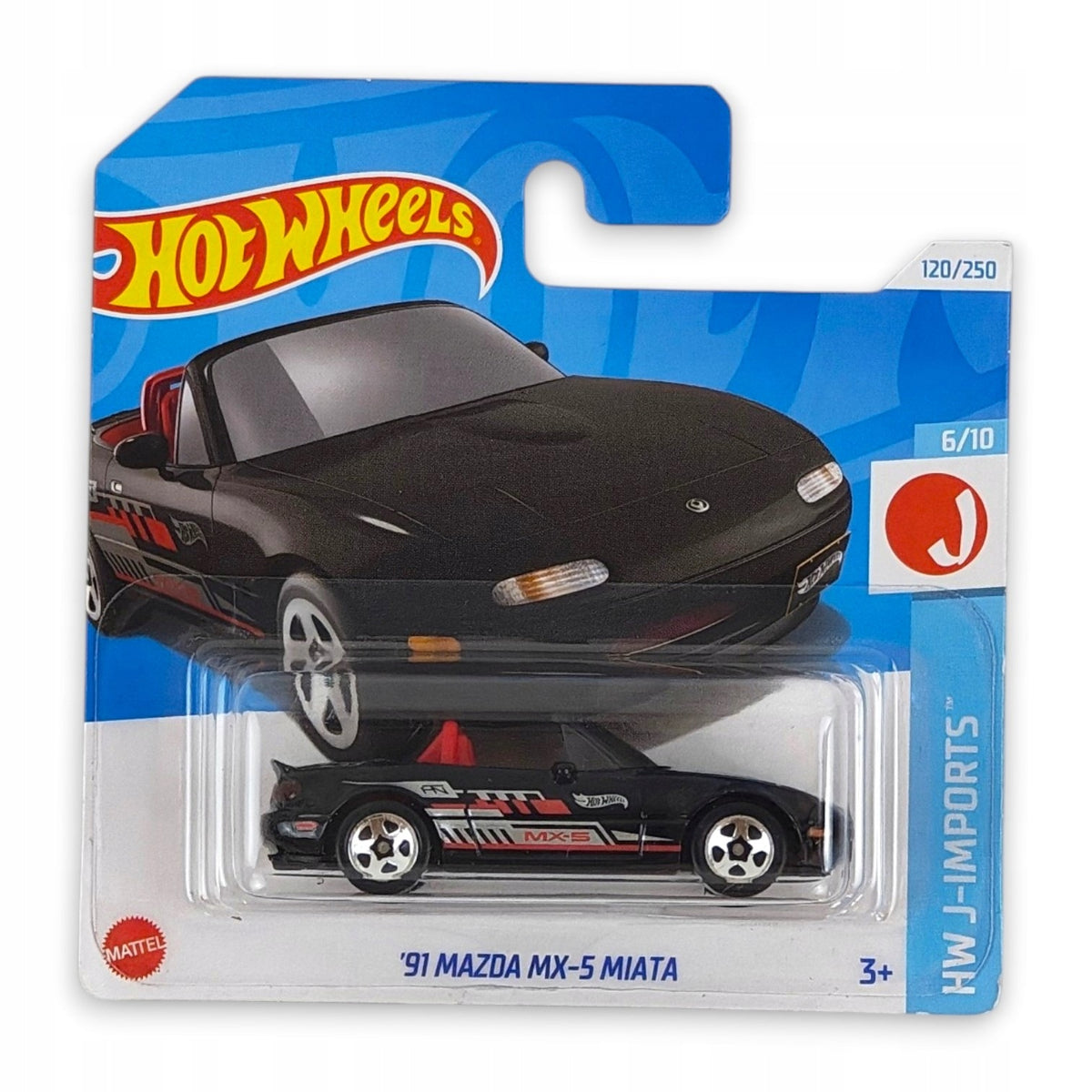 Hot Wheels - 91 Mazda MX-5 Miata OUTLET Delikatne zagięcia