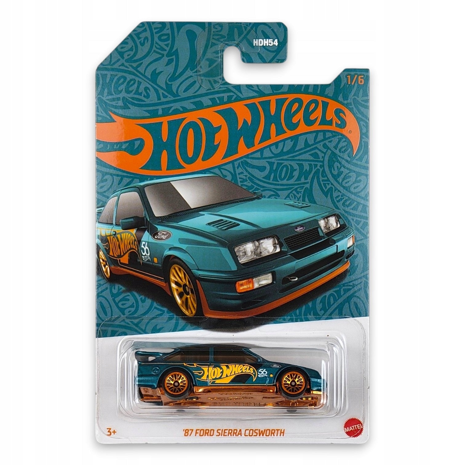 Hot Wheels - 87 Ford Sierra Cosworth Pearl & Chrome