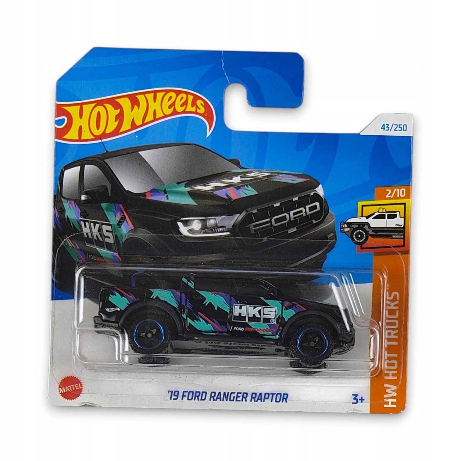 Hot Wheels - 19 Ford Ranger Raptor OUTLET Delikatne zagięcia