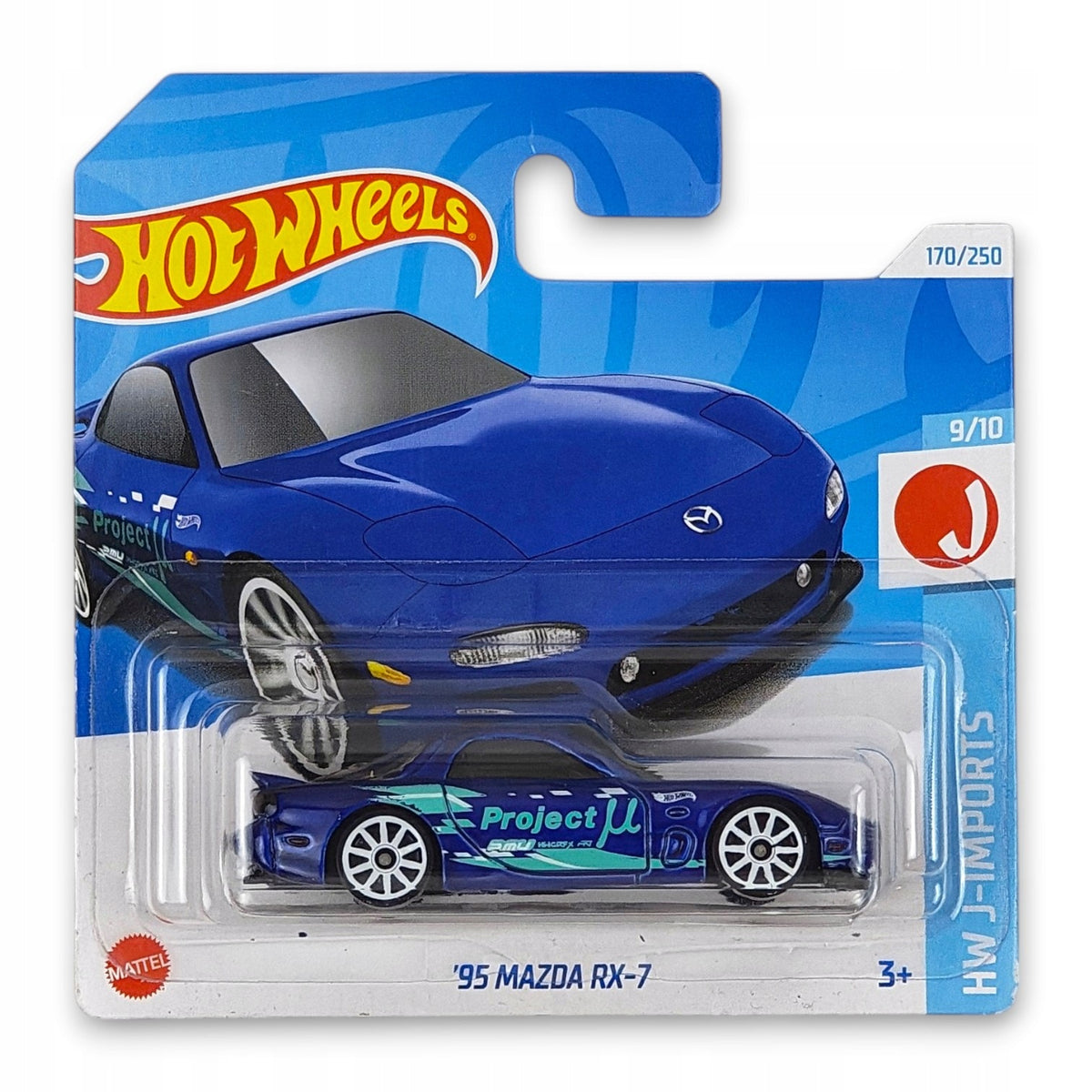 Hot Wheels - 95 Mazda RX-7 OUTLET Delikatne zagięcia