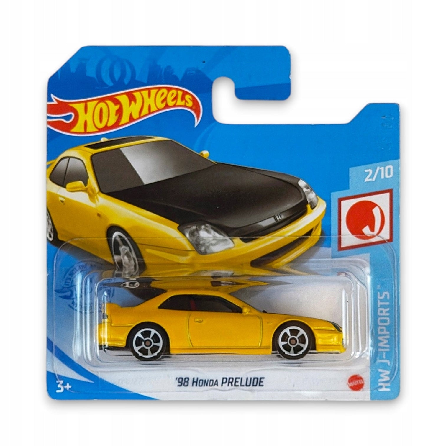 Hot Wheels - 98 Honda Prelude GTB05 HW J-Imports Żółty