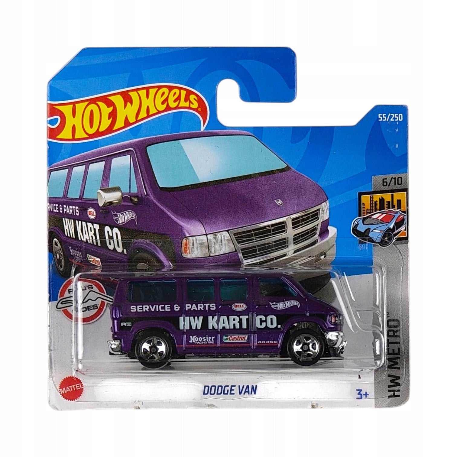 Hot Wheels - Dodge Van OUTLET Delikatne zagięcia