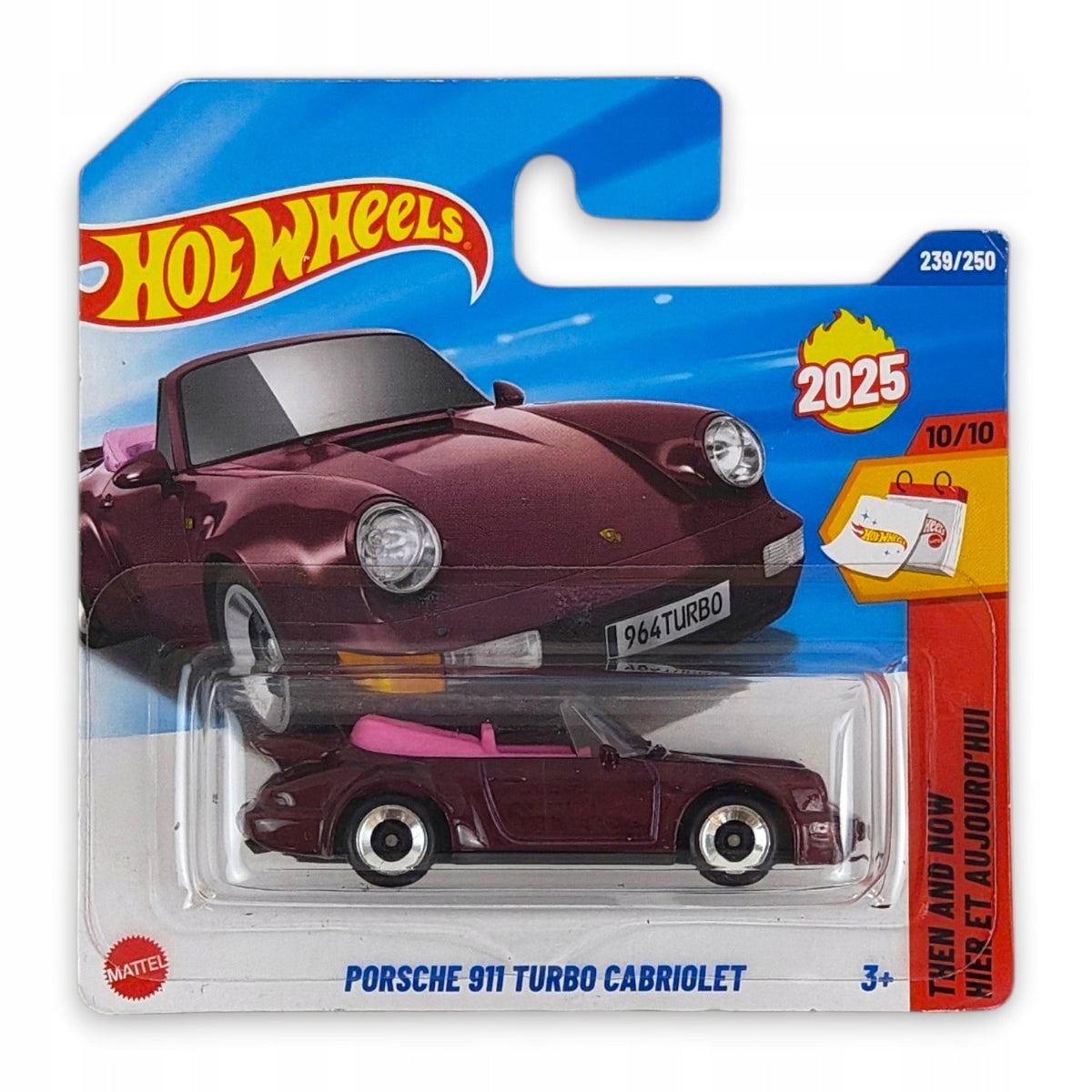 Hot Wheels - Porsche 911 Turbo Cabriolet OUTLET Delikatne zagięcia