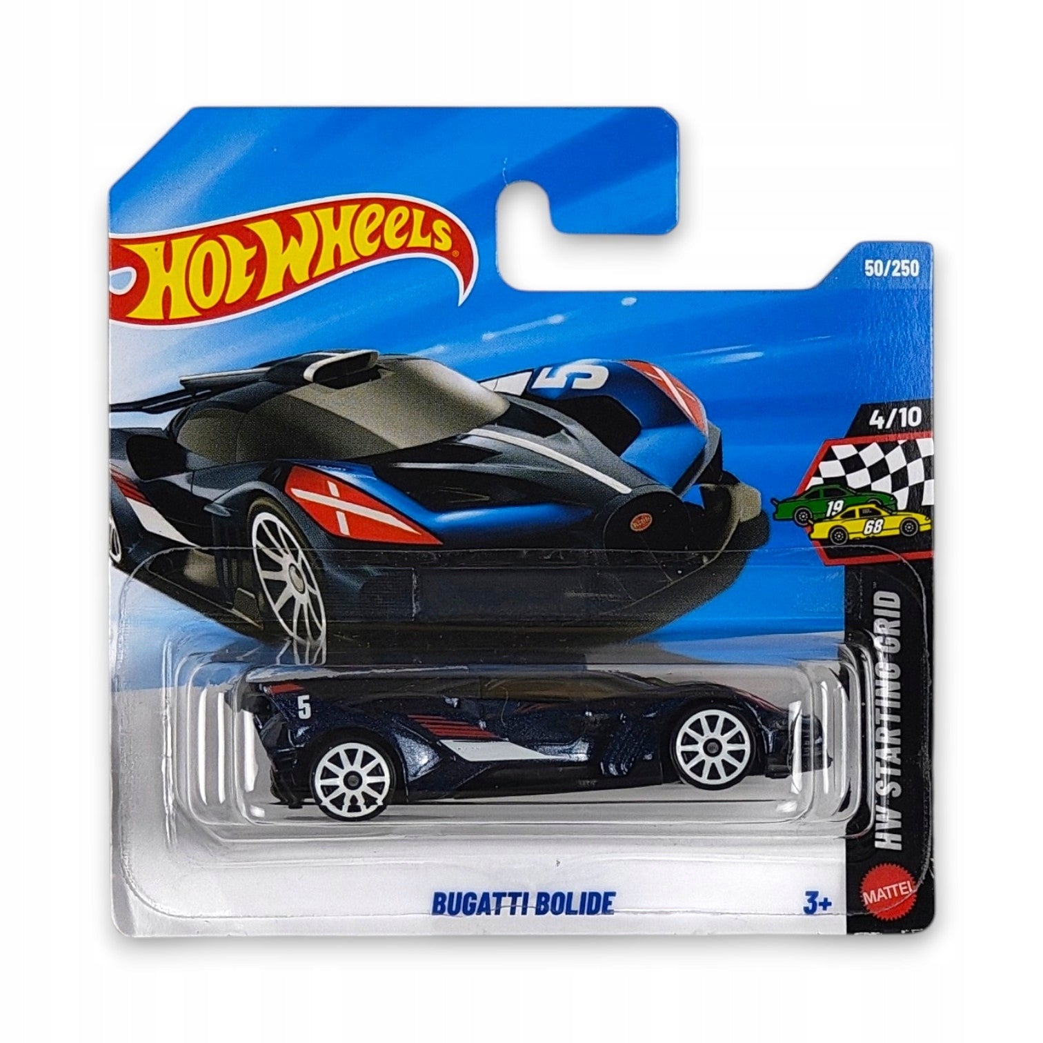 Hot Wheels - Bugatti Bolide OUTLET Delikatne zagięcia