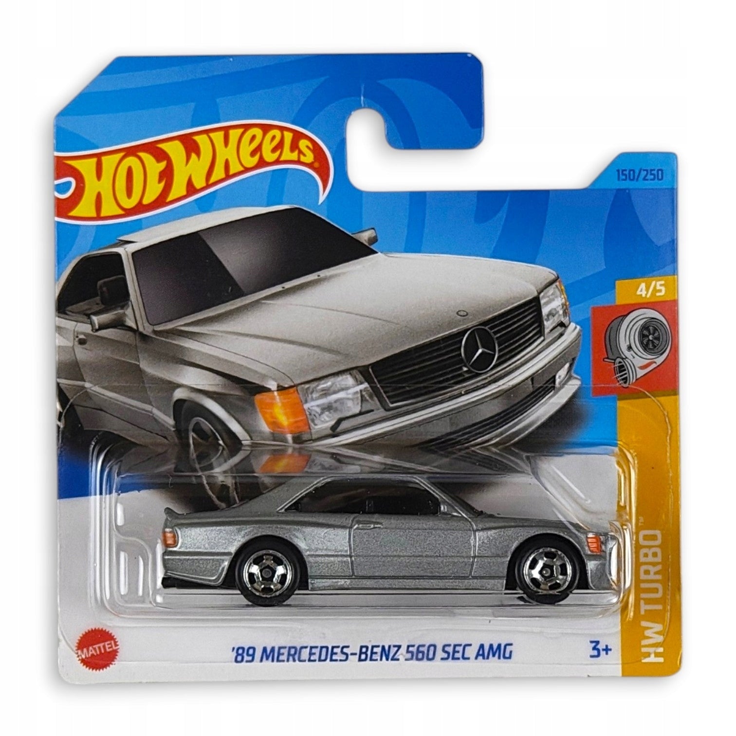 Hot Wheels - 89 Mercedes-Benz 560 SEC AMG OUTLET Delikatne zagięcia