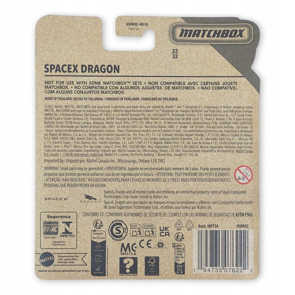 Matchbox Sky Busters - SpaceX Dragon