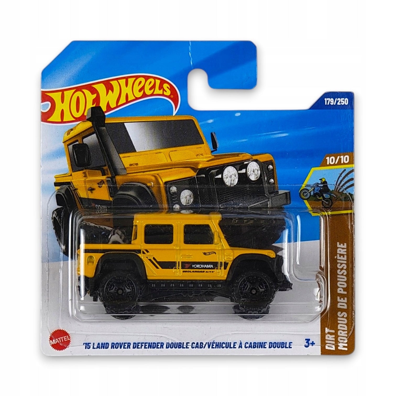 Hot Wheels - 15 Land Rover Defender Double Cab OUTLET Delikatne zagięcia