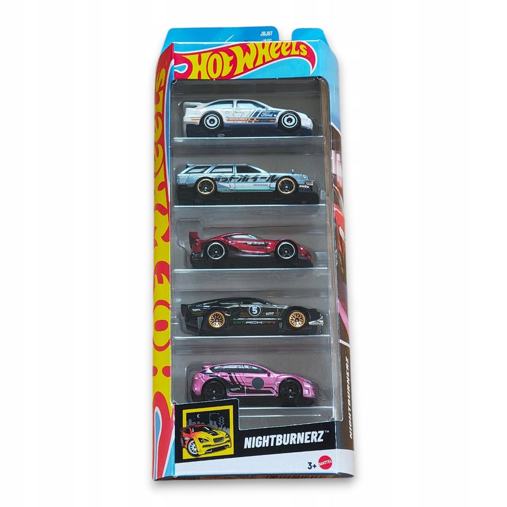 Hot Wheels - 5-pack Nightburnerz