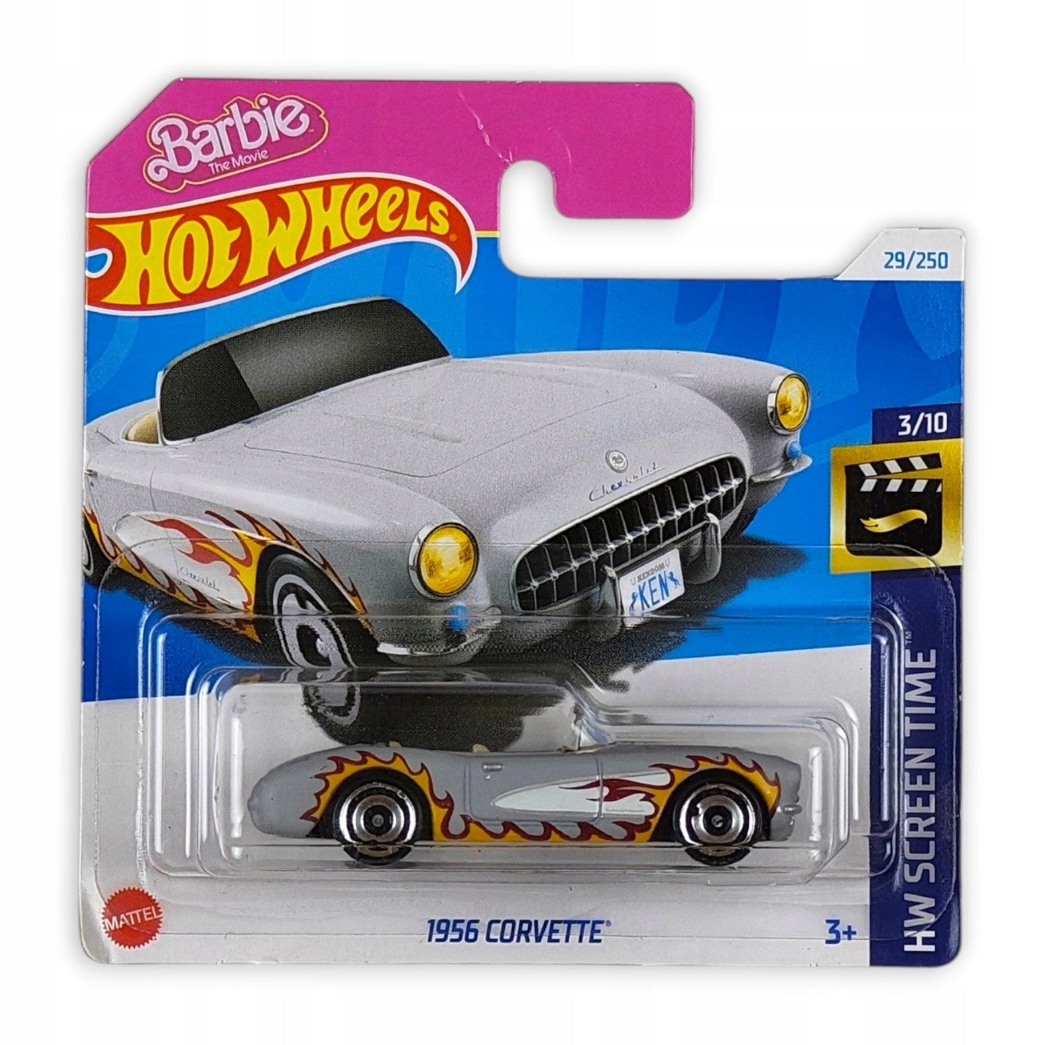 Hot Wheels - 1956 Corvette Barbie OUTLET Delikatne zagięcia