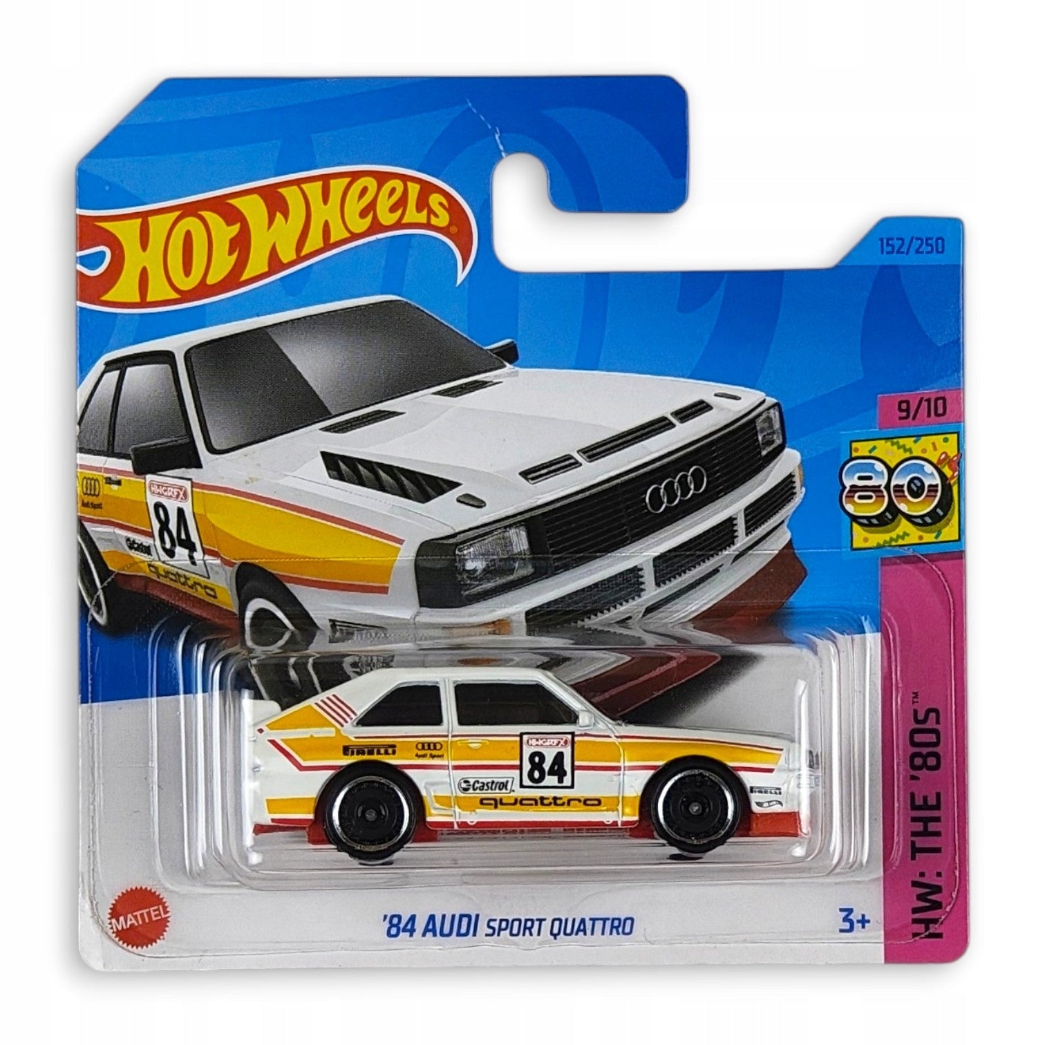 Hot Wheels - 84 Audi Sport Quattro OUTLET Delikatne zagięcia