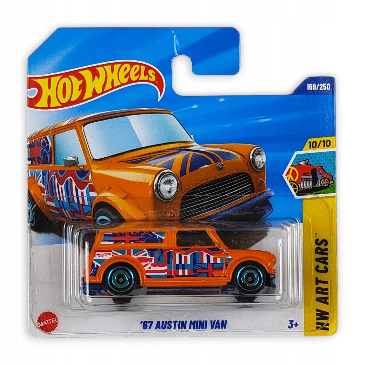 Hot Wheels - 67 Austin Mini Van OUTLET Delikatne zagięcia