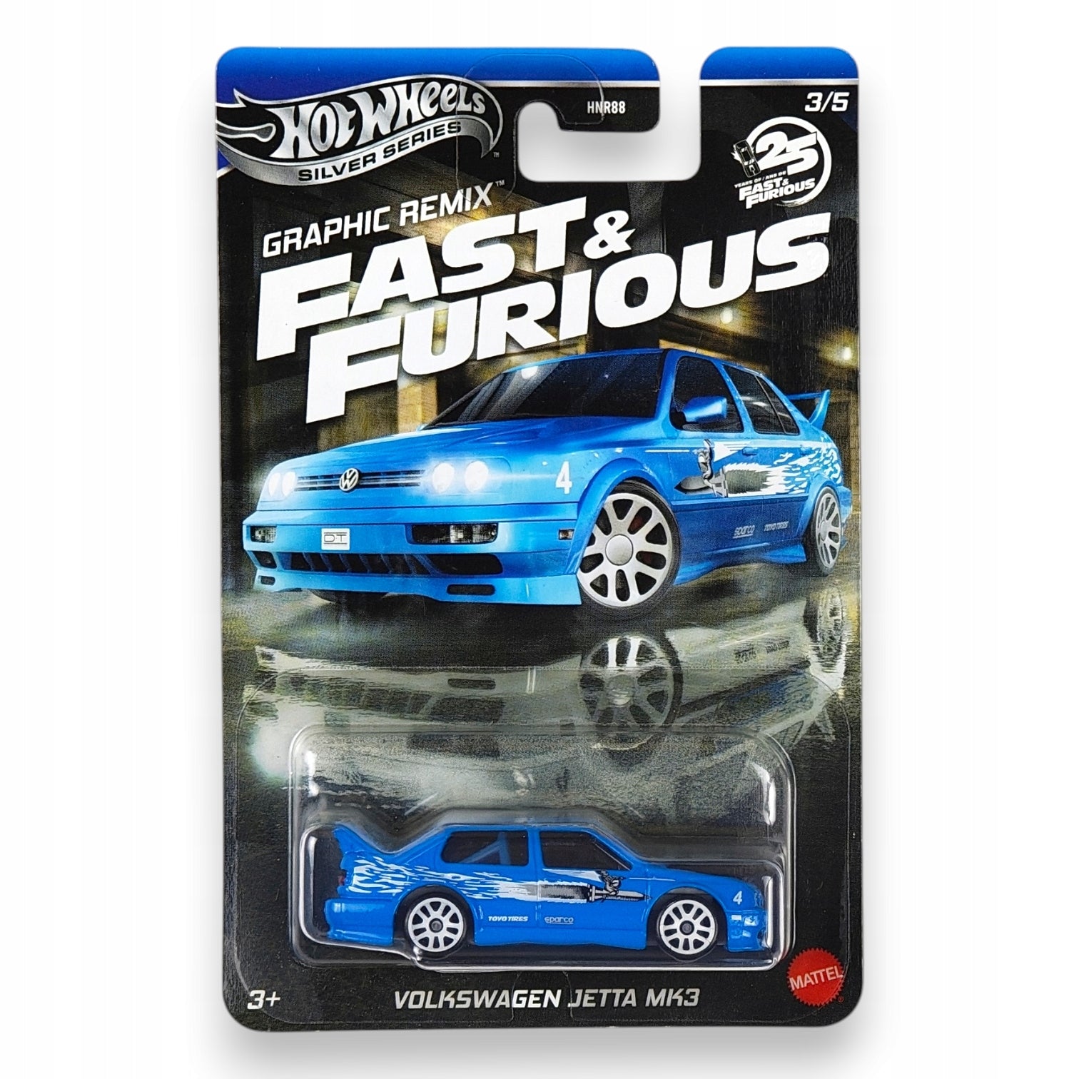 Hot Wheels - Volkswagen Jetta MK3 Graphic Remix Fast & Furious