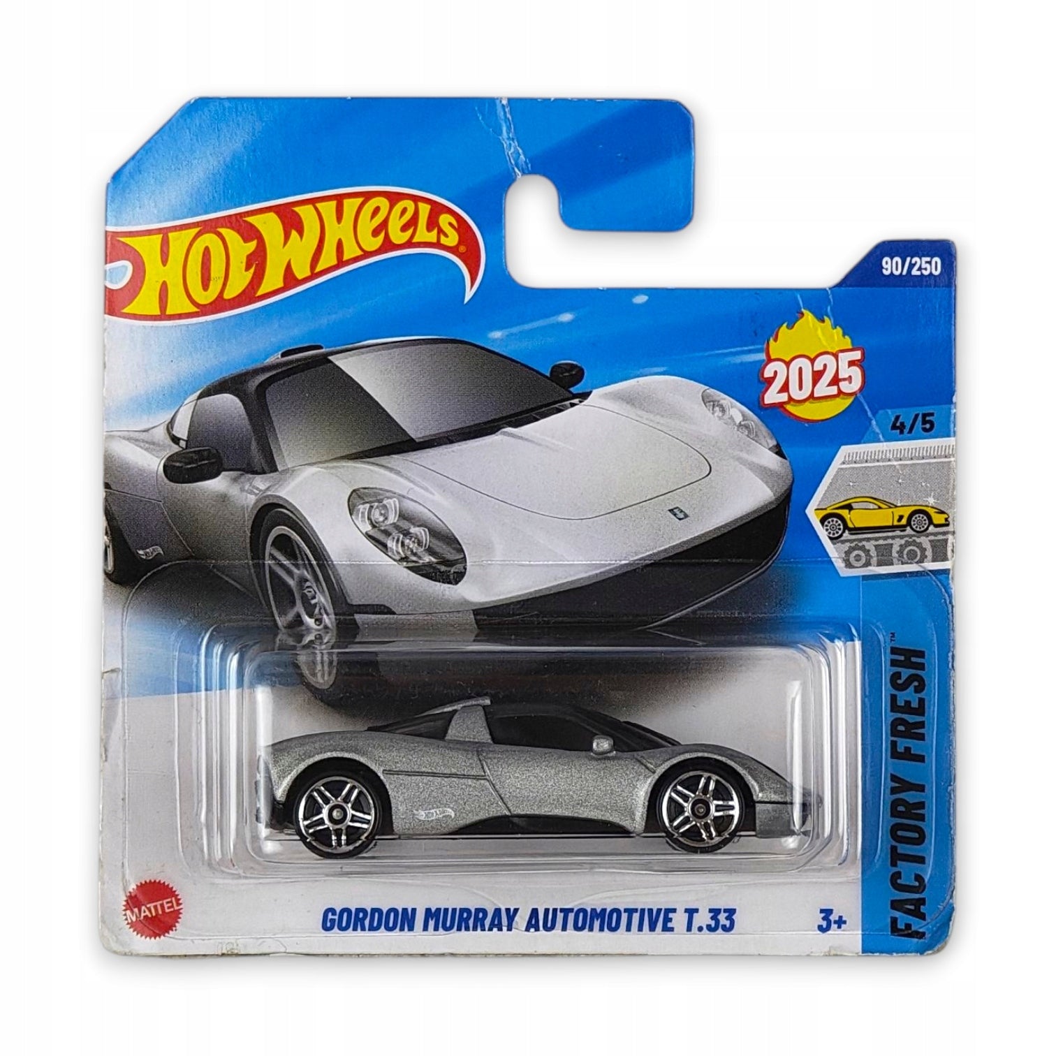 Hot Wheels - Gordon Murray Automotive T.33 OUTLET Delikatne zagięcia