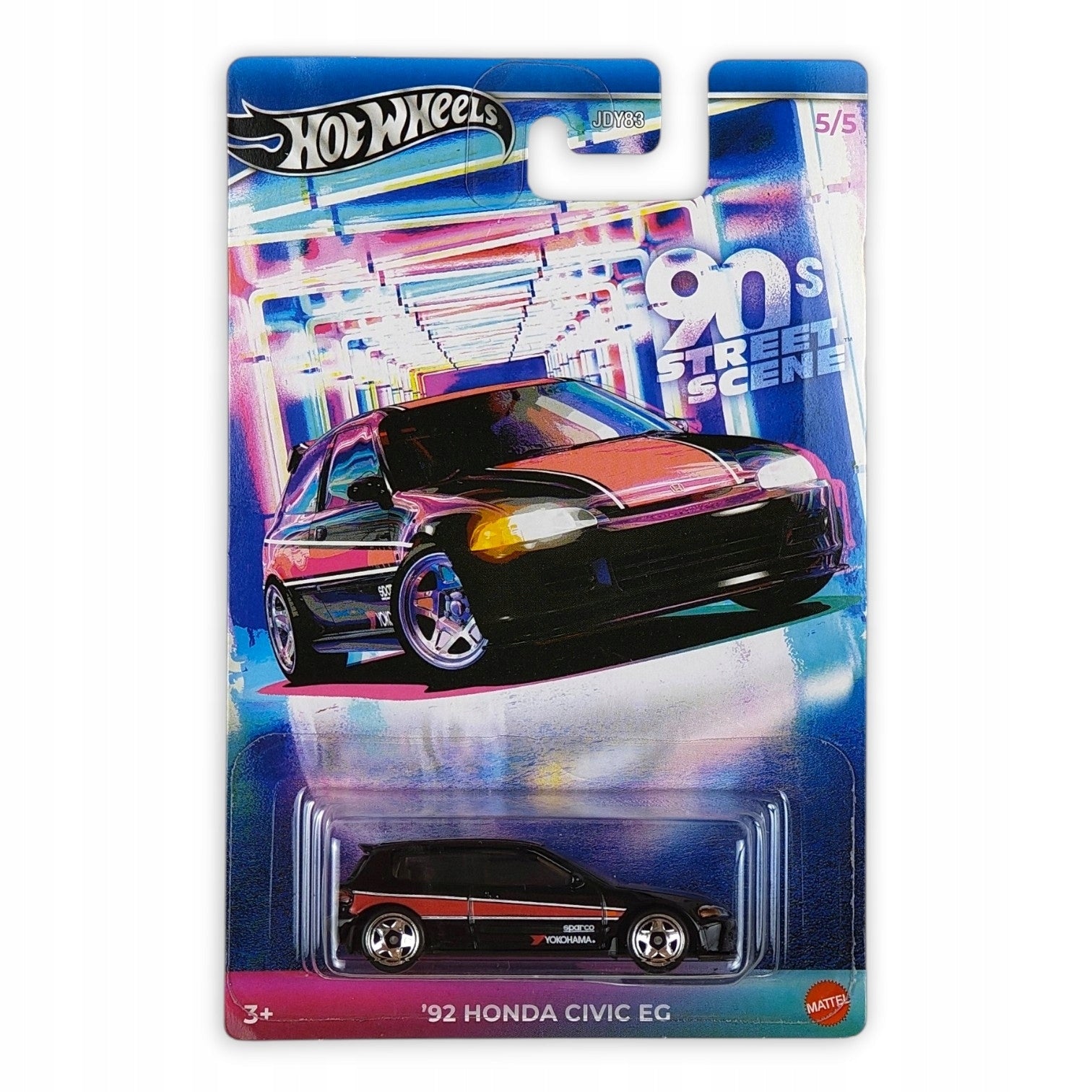 Hot Wheels - 92 Honda Civic EG 90s Street Scene OUTLET Delikatne zagięcia