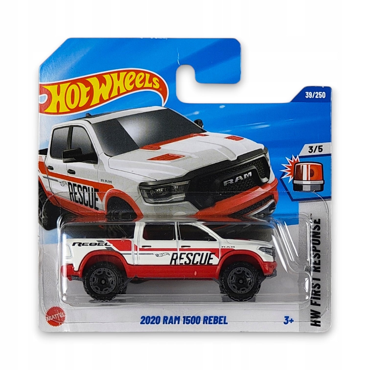 Hot Wheels - 2020 Ram 1500 Rebel OUTLET Delikatne zagięcia