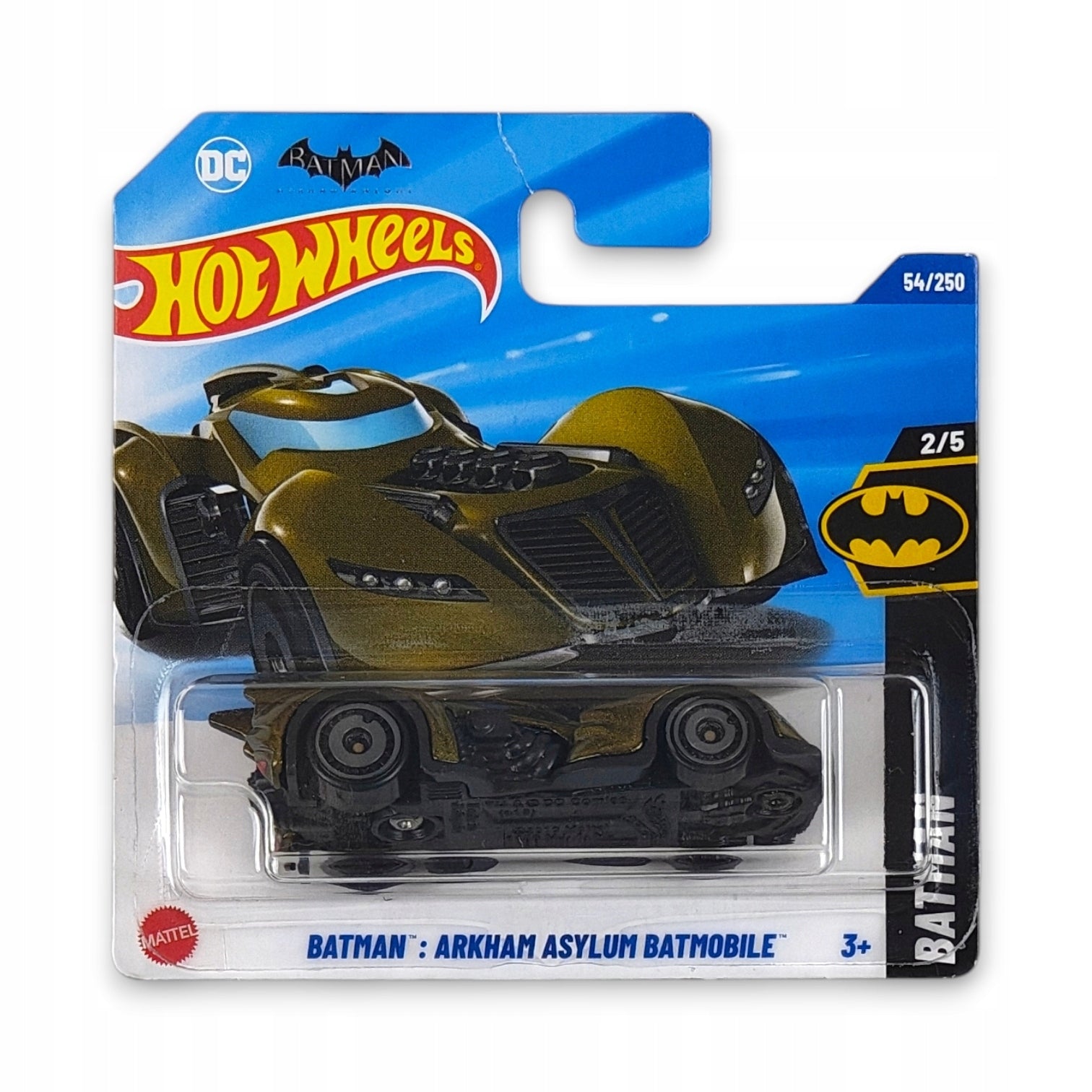 Hot Wheels - Batman Arkham Asylum Batmobile OUTLET Delikatne zagięcia