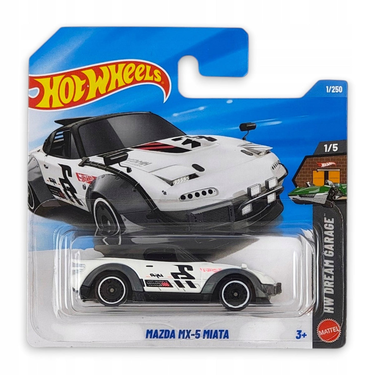 Hot Wheels - Mazda MX-5 Miata OUTLET Delikatne zagięcia