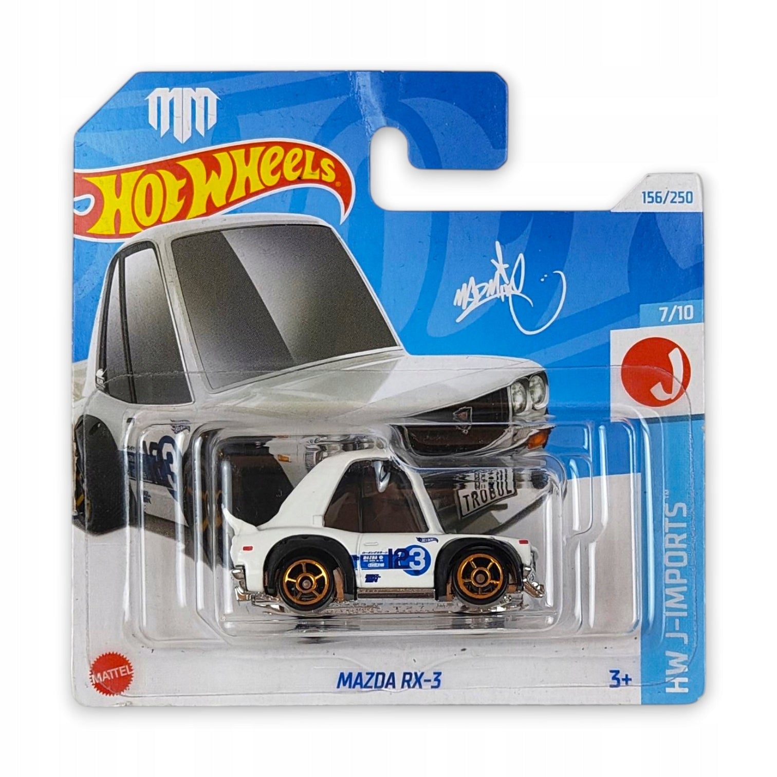 Hot Wheels - Mazda RX-3 Tooned OUTLET Delikatne zagięcia