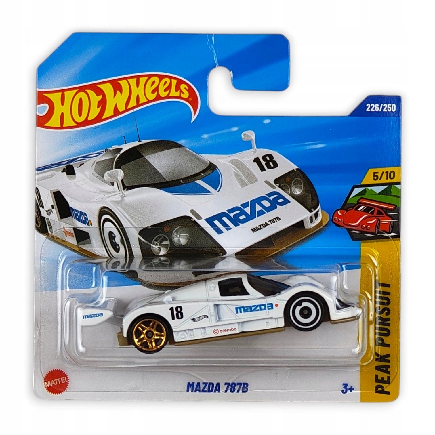 Hot Wheels - Mazda 787B OUTLET Delikatne zagięcia
