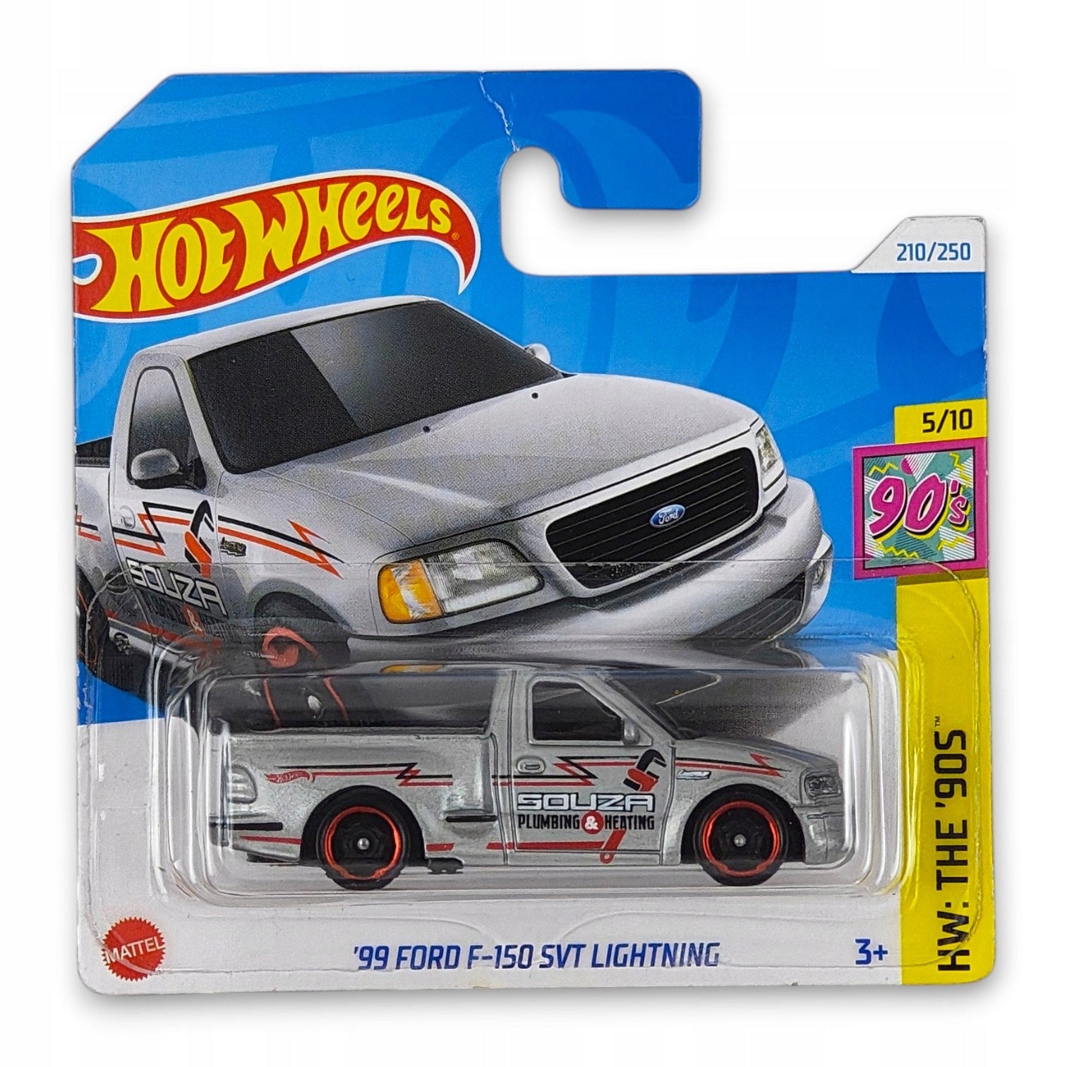 Hot Wheels - 99 Ford F-150 SVT Lightning OUTLET Delikatne zagięcia