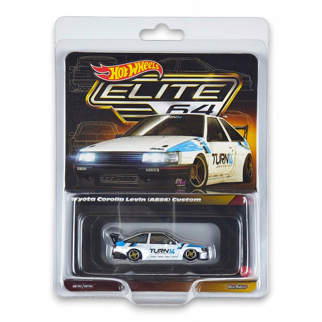 Hot Wheels Elite 64 - Toyota Corolla Levin AE86 Custom w Protektorze