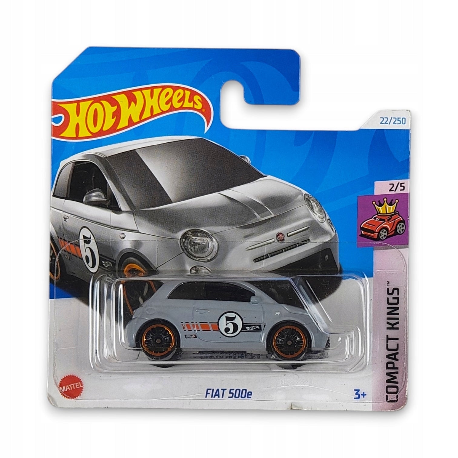 Hot Wheels - Fiat 500e OUTLET Delikatne zagięcia