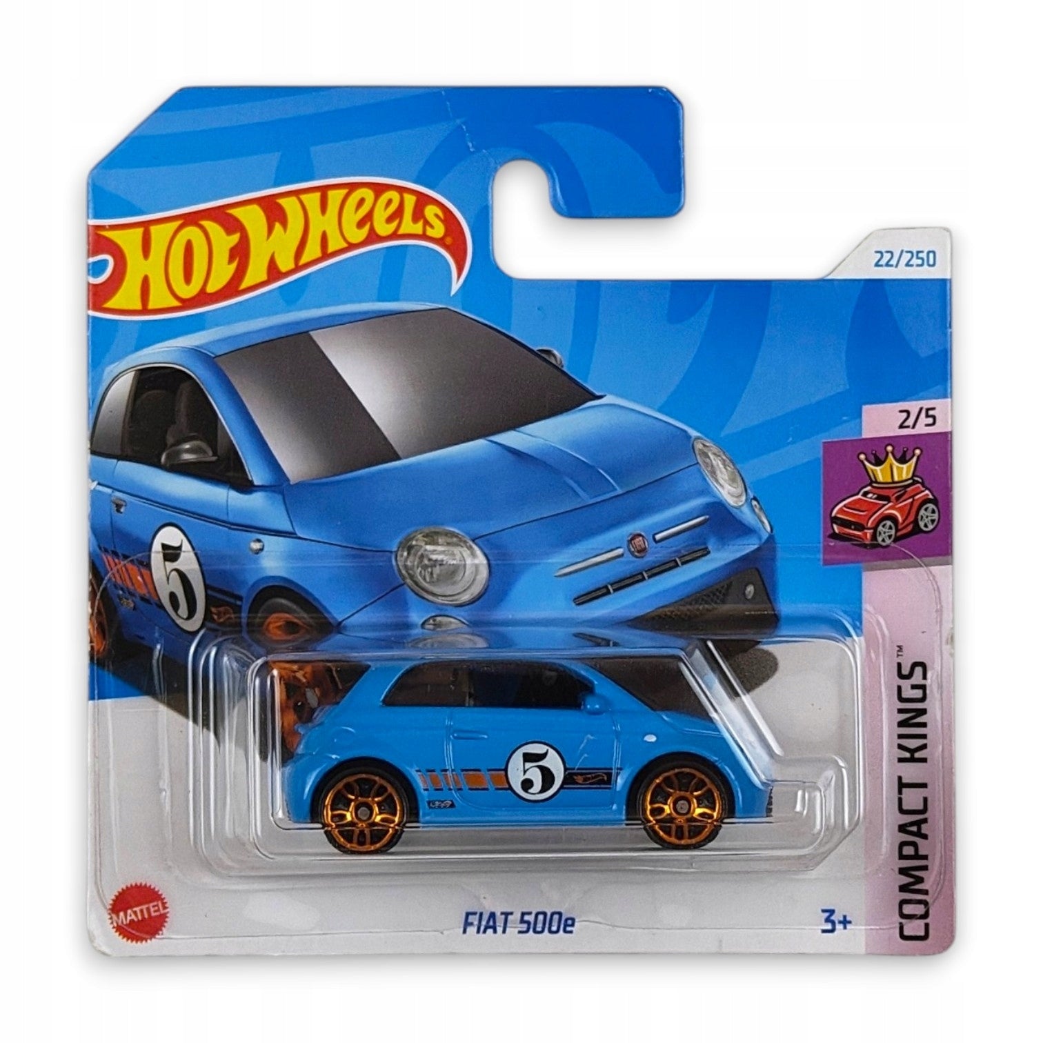 Hot Wheels - Fiat 500e OUTLET Delikatne zagięcia