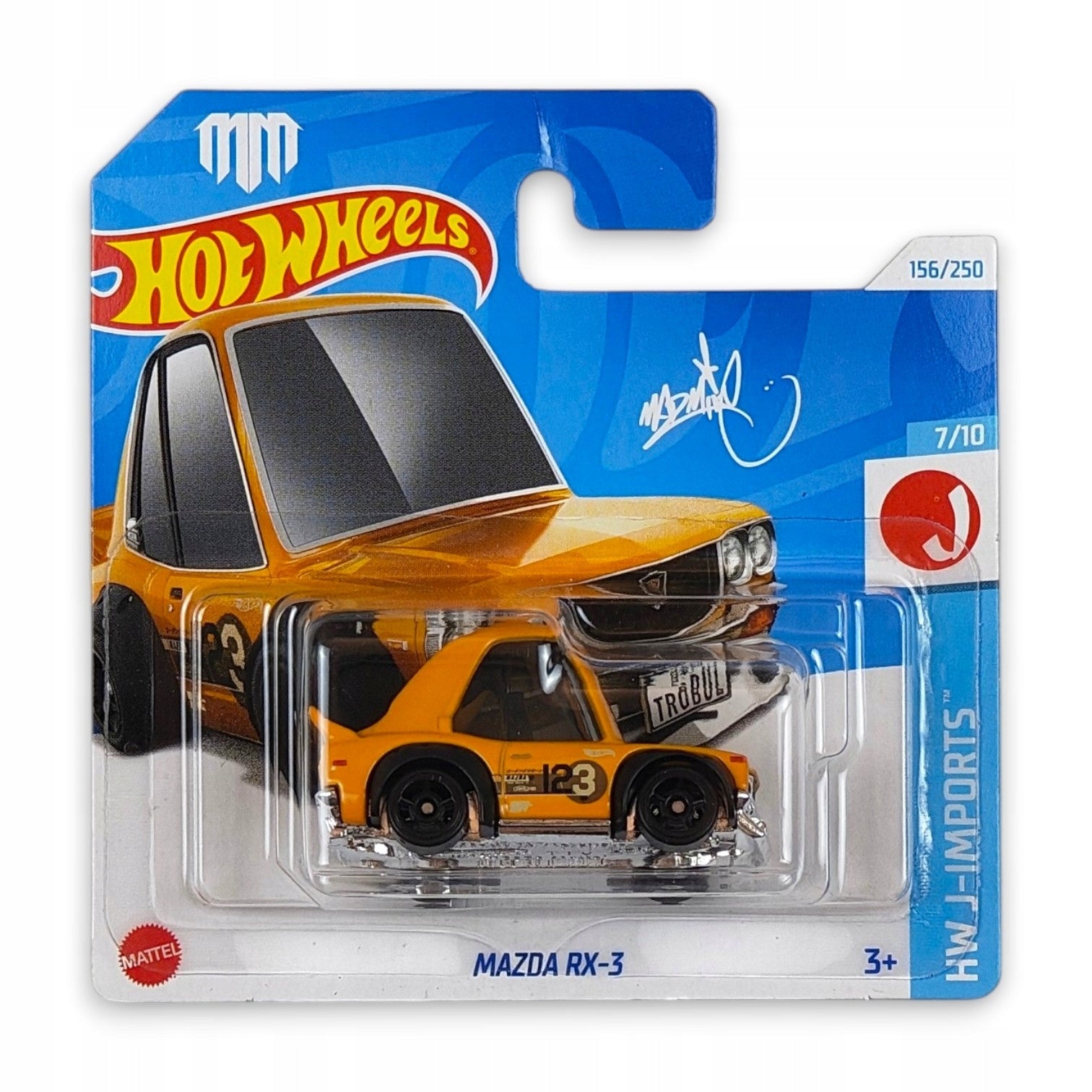Hot Wheels - Mazda RX-3 Tooned OUTLET Delikatne zagięcia