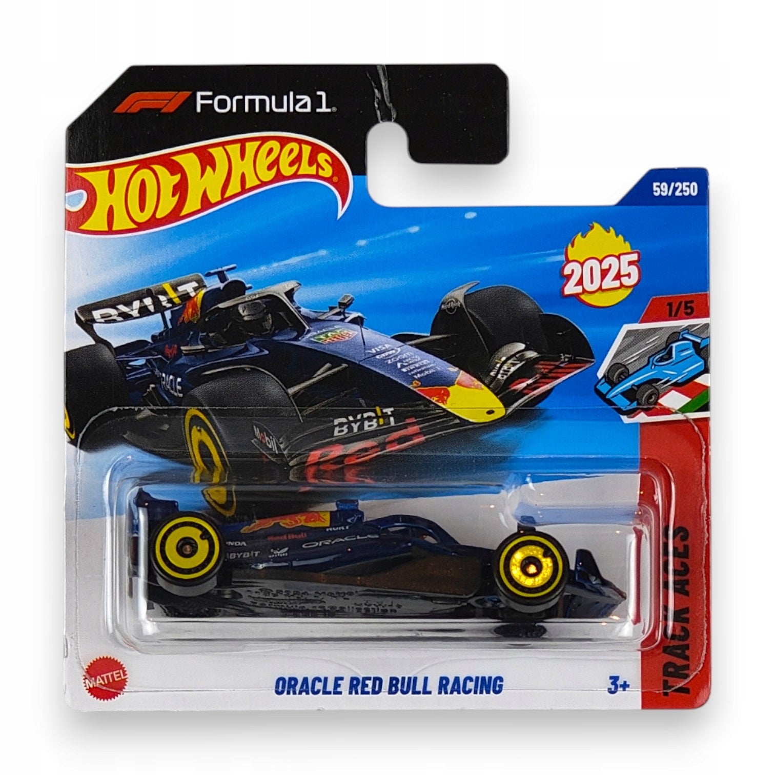 Hot Wheels - Oracle Red Bull Racing F1 OUTLET Delikatne zagięcia