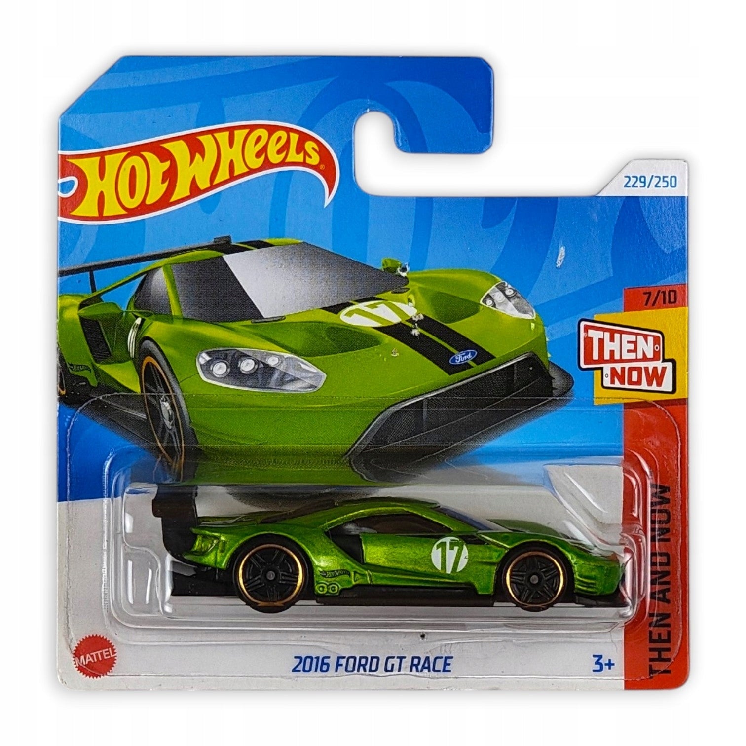 Hot Wheels - 2016 Ford GT Race OUTLET Delikatne zagięcia