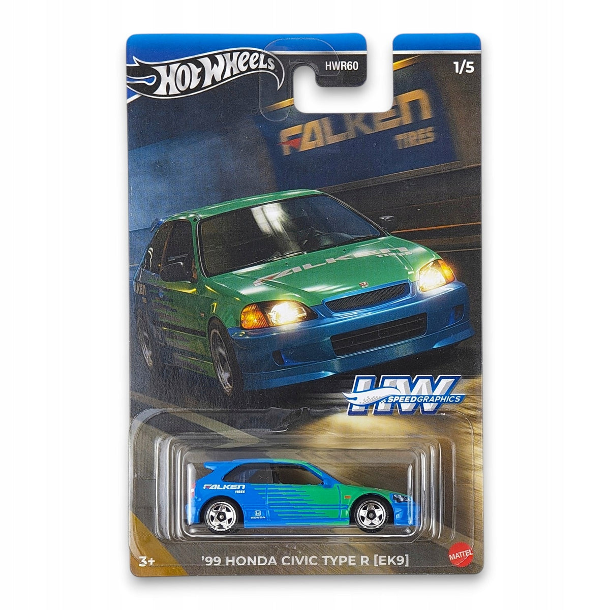 Hot Wheels - 99 Honda Civic Type R EK9 HW Speed Graphics