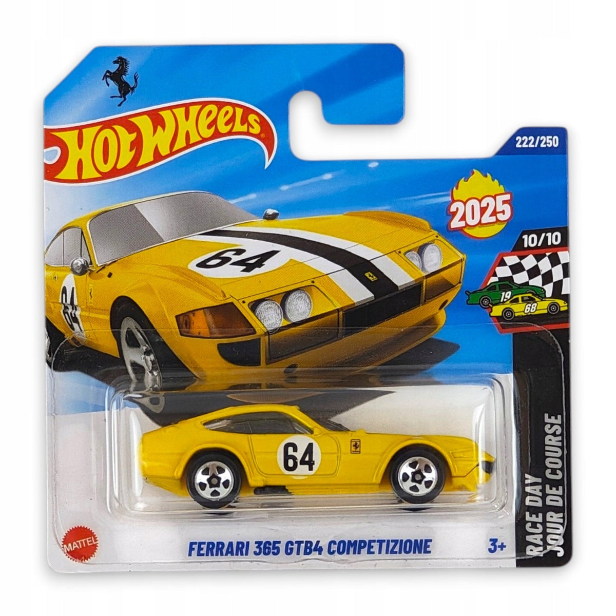 Hot Wheels - Ferrari 365 GTB4 Competizione OUTLET Delikatne zagięcia