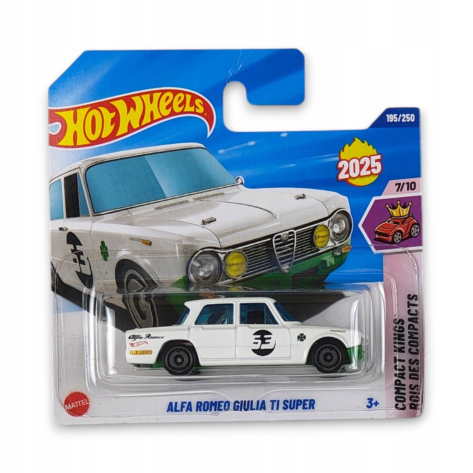 Hot Wheels - Alfa Romeo Giulia Ti Super OUTLET Delikatne zagięcia