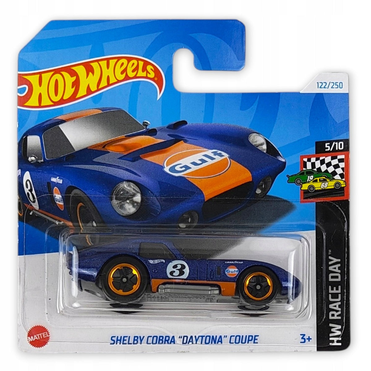 Hot Wheels - Shelby Cobra Daytona Coupe OUTLET Delikatne zagięcia