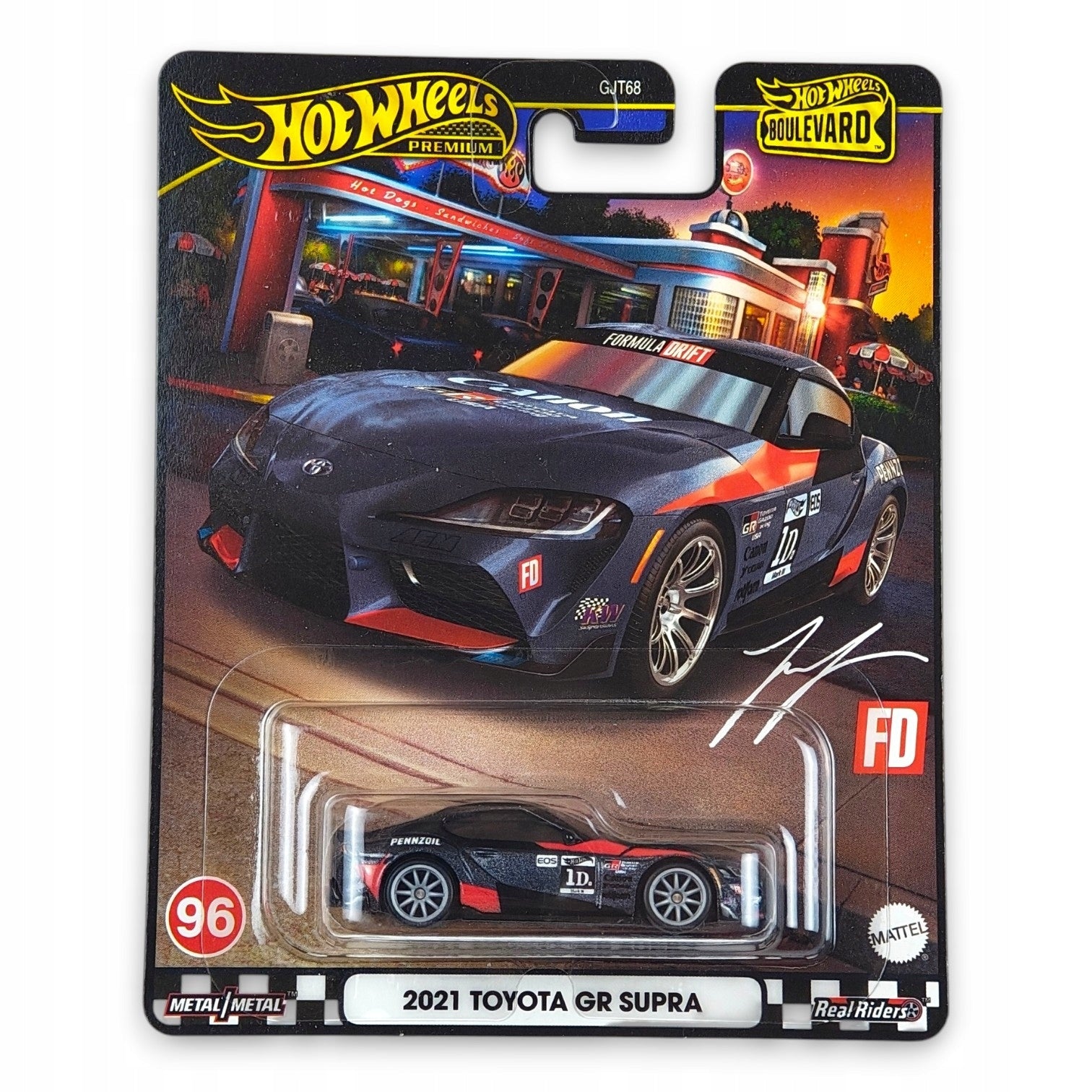 Hot Wheels Premium - 2021 Toyota GR Supra Boulevard