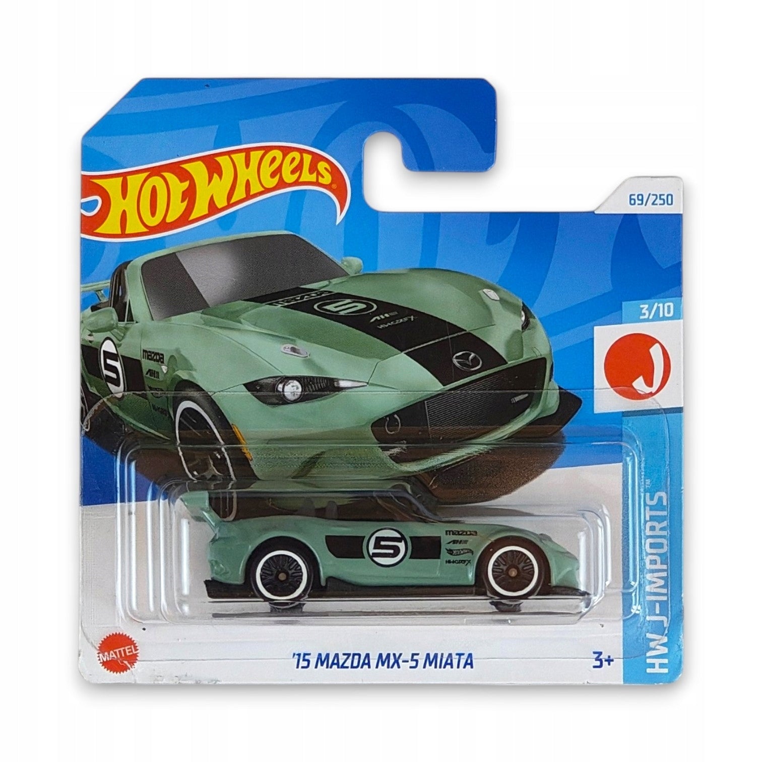 Hot Wheels - 15 Mazda MX-5 Miata OUTLET Delikatne zagięcia