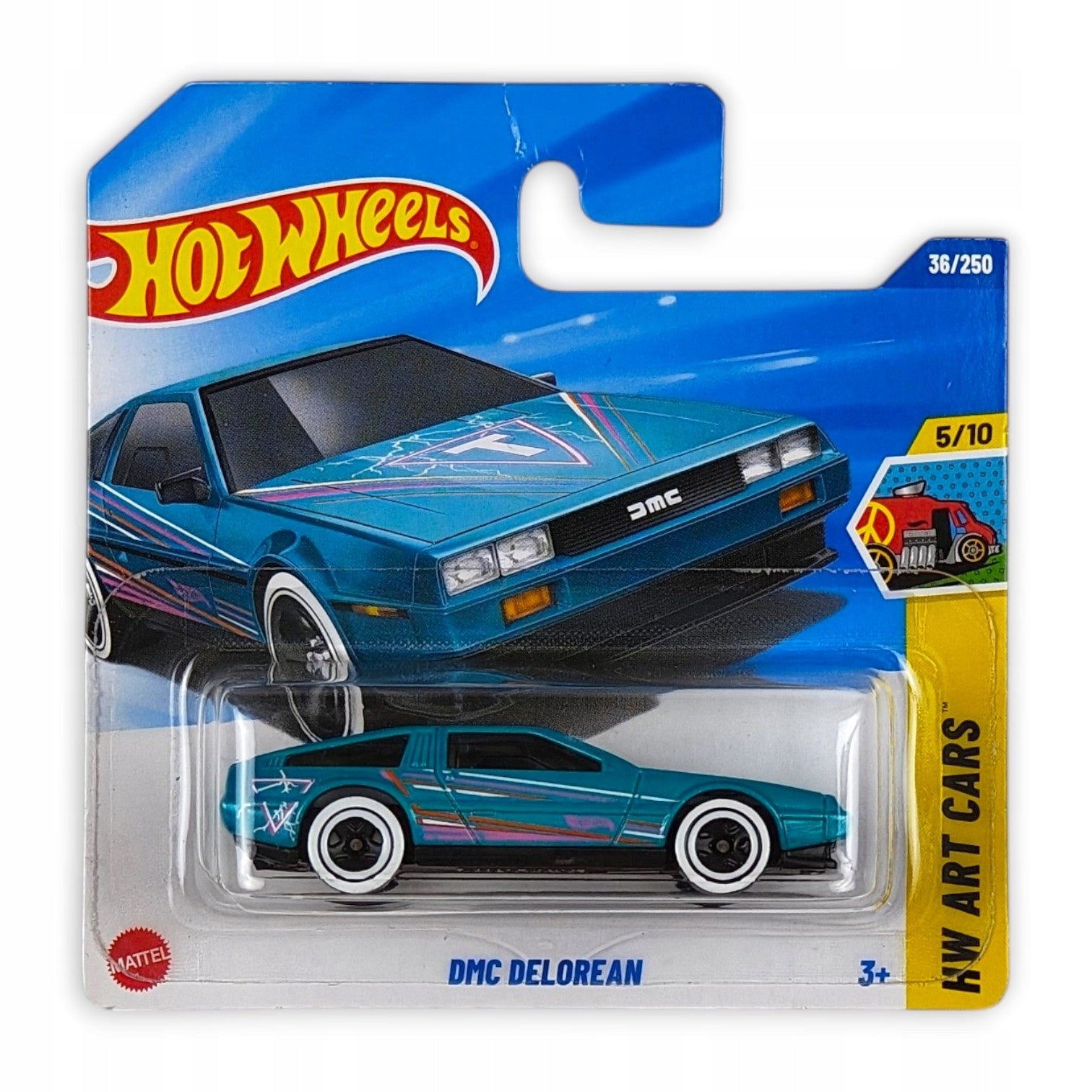 Hot Wheels - DMC Delorean OUTLET Delikatne zagięcia