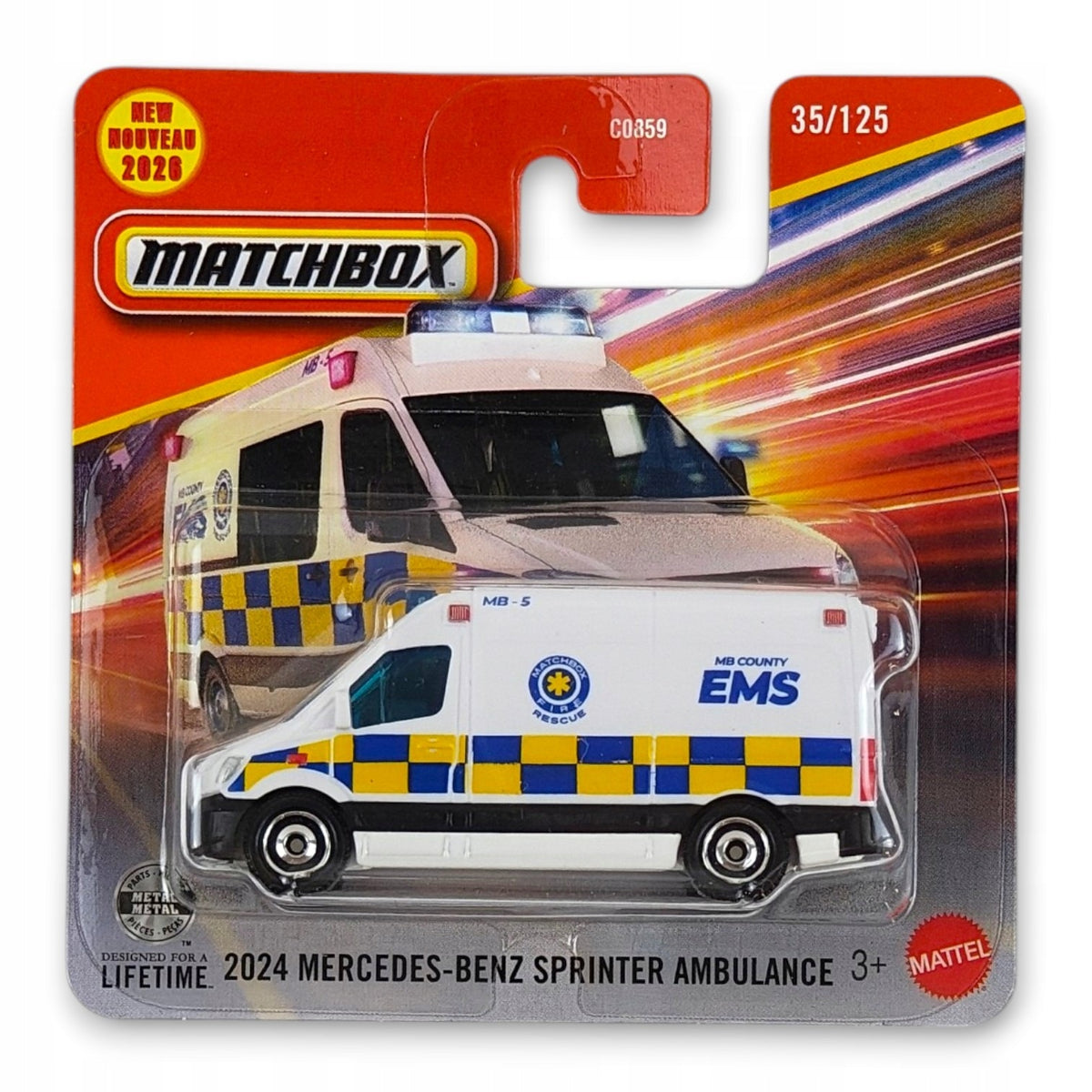 Matchbox - 2024 Mercedes-Benz Sprinter Ambulance