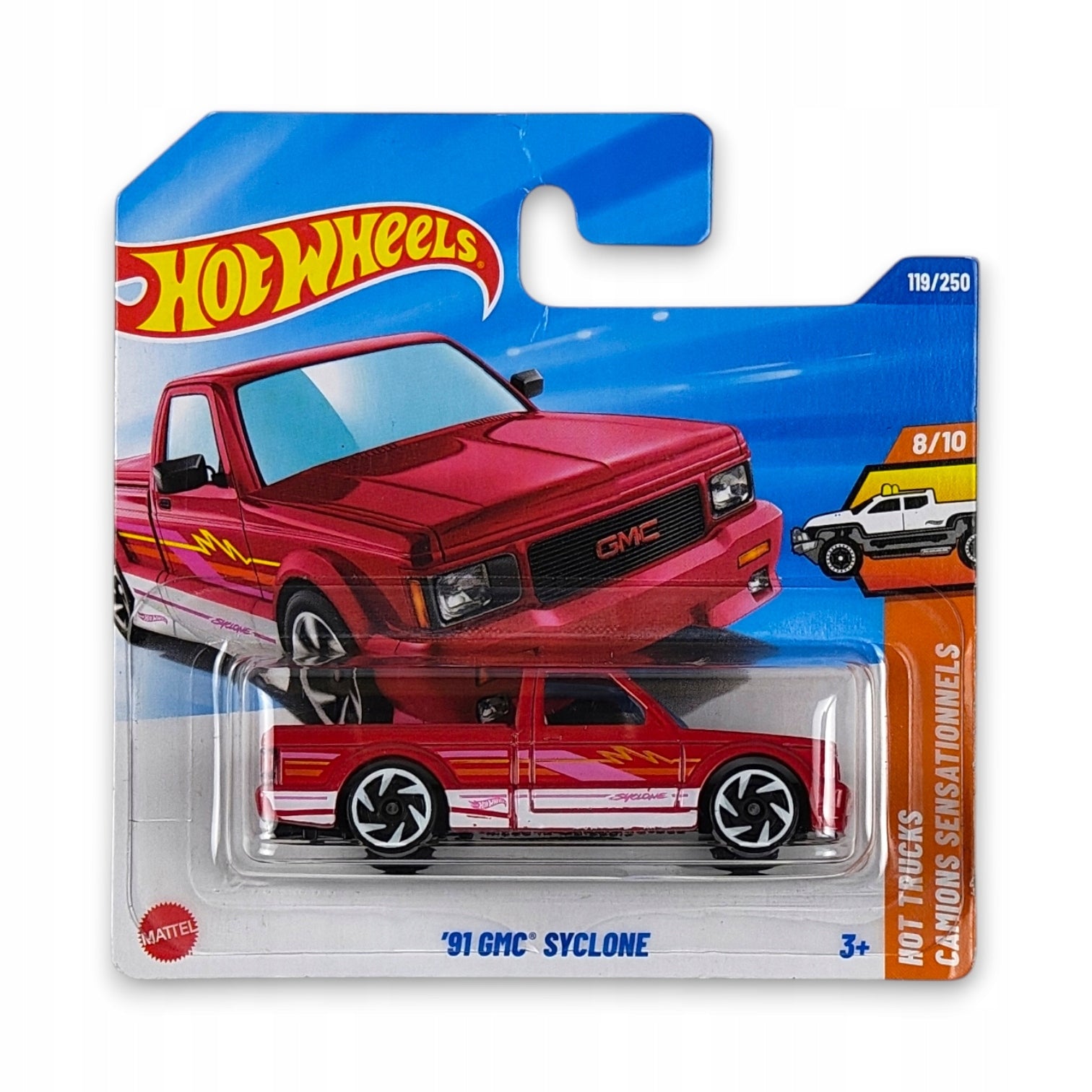 Hot Wheels - 91 GMC Syclone OUTLET Delikatne zagięcia