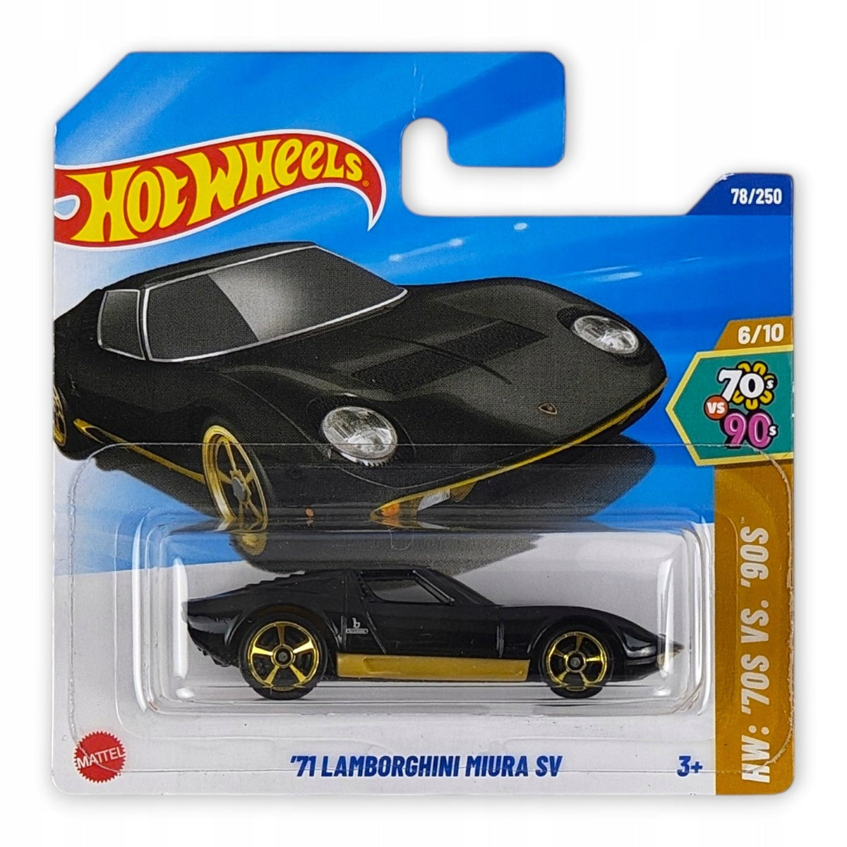 Hot Wheels - 71 Lamborghini Miura SV OUTLET Delikatne zagięcia