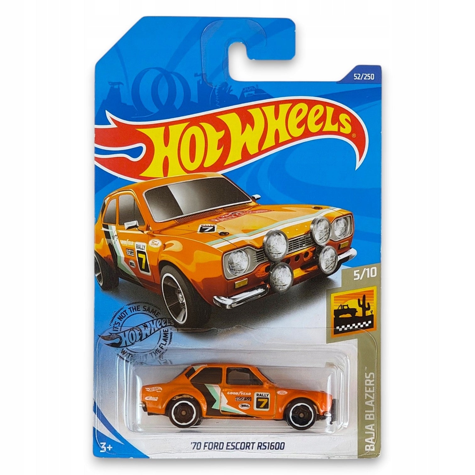 Hot Wheels - 70 Ford Escort RS1600 - Długa Karta