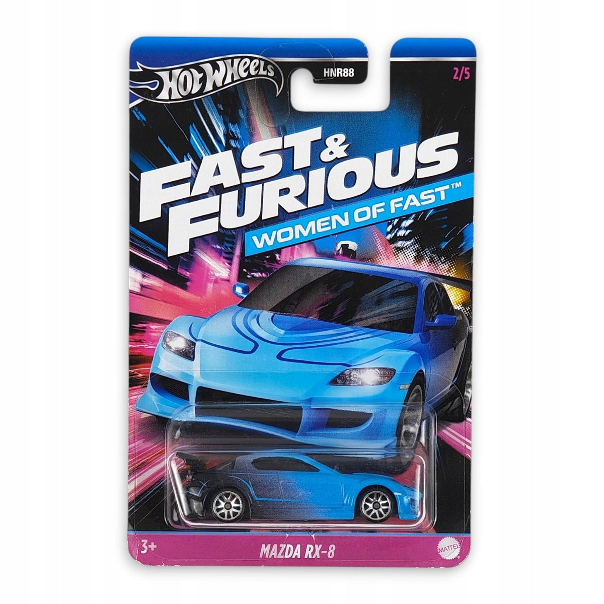 Hot Wheels - Mazda RX-8 Women Of Fast OUTLET Delikatne zagięcia