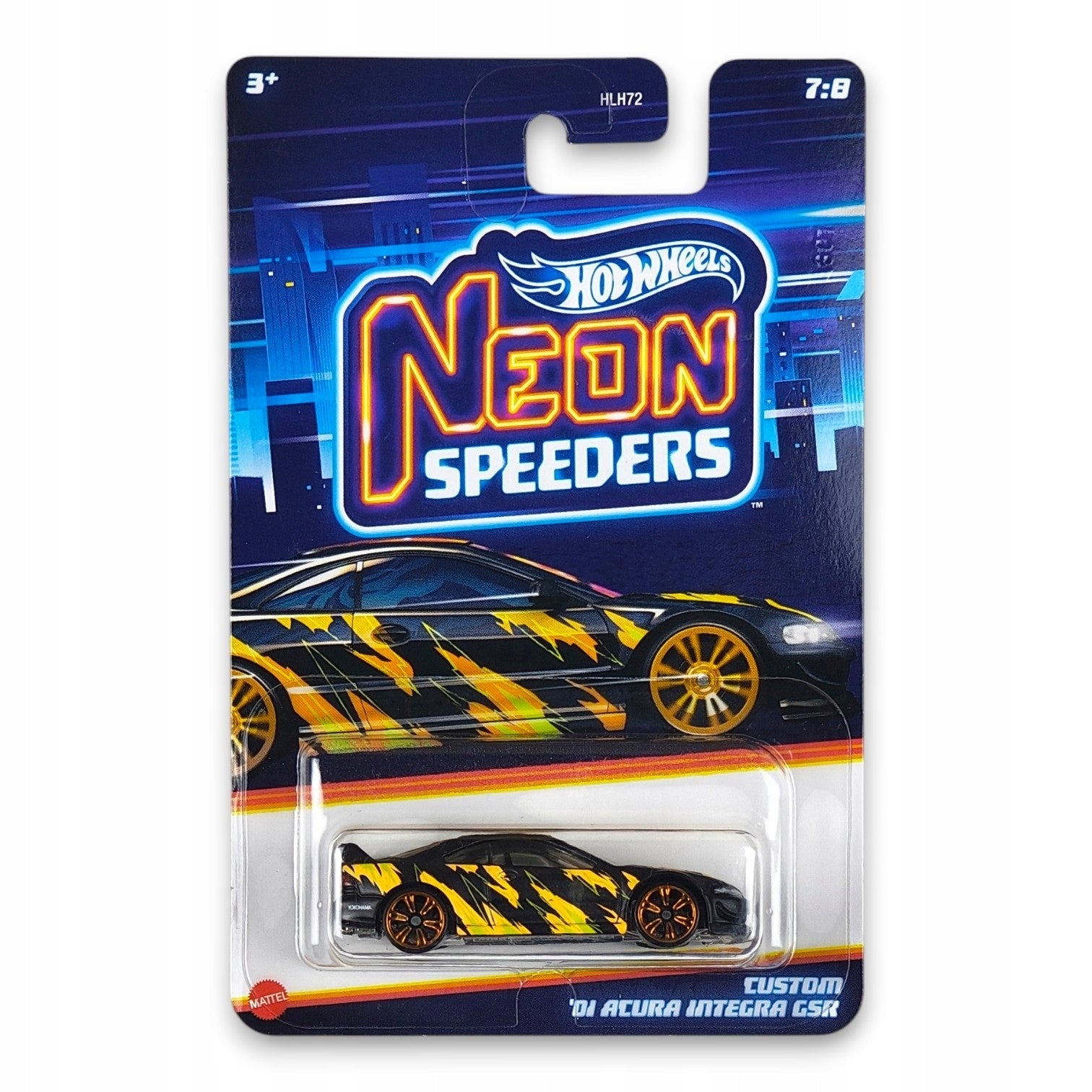 Hot Wheels - Custom 01 Acura Integra GSR Neon Speeders