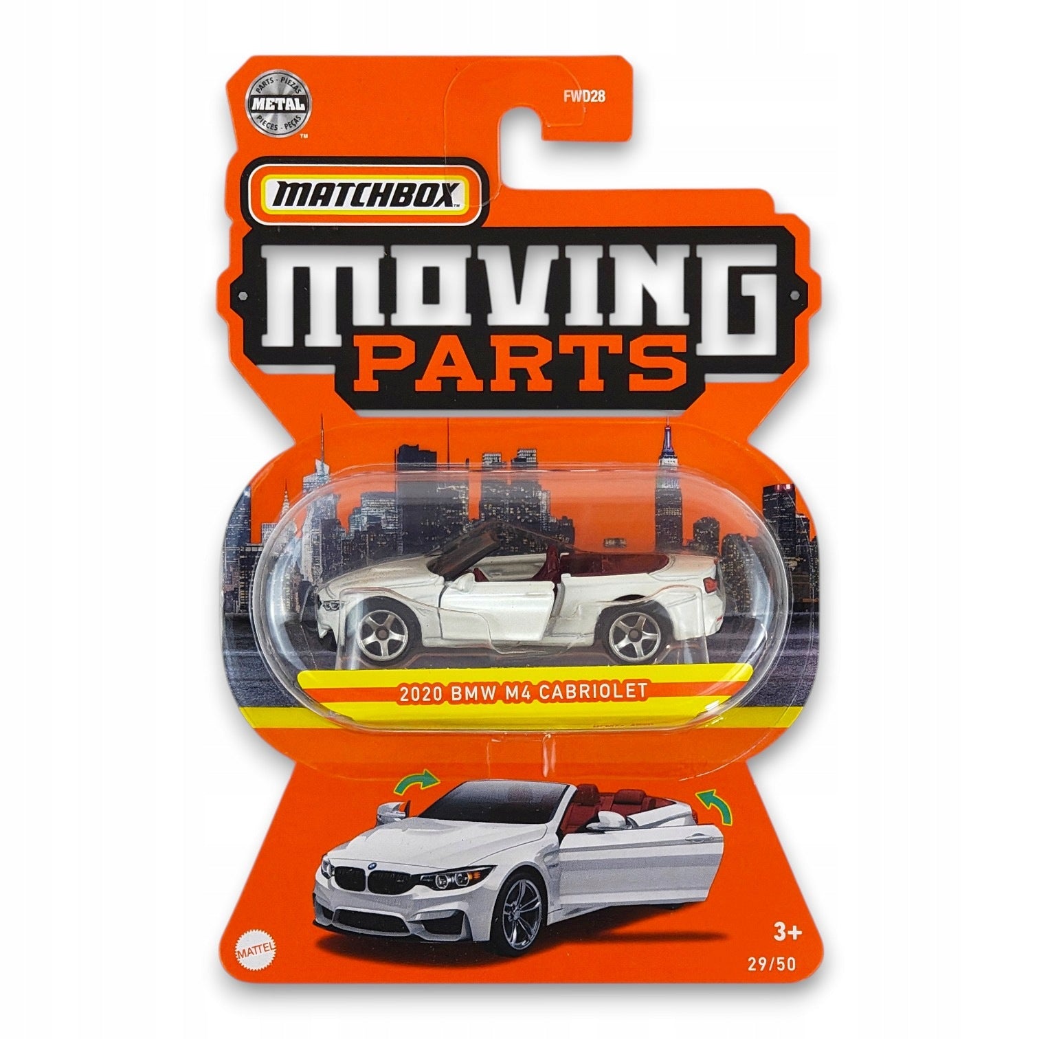 Matchbox Moving Parts - 2020 BMW M4 Cabriolet
