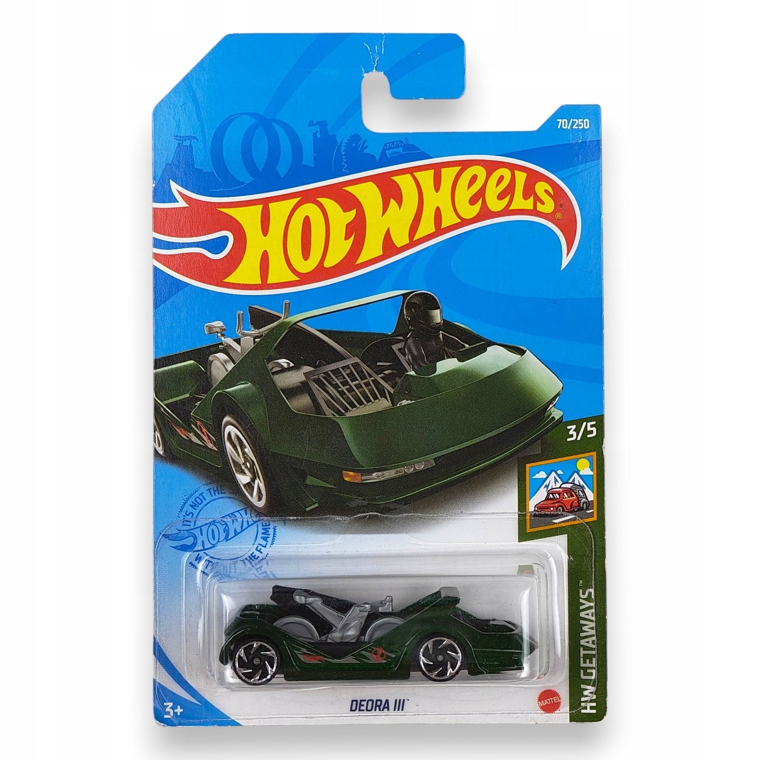 Hot Wheels - Deora III 3 OUTLET Delikatne zagięcia