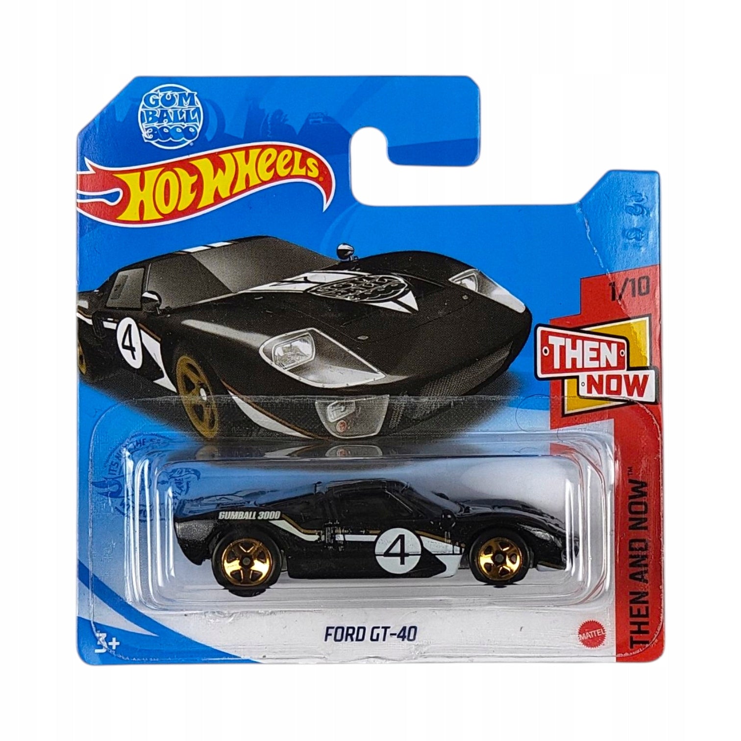 Hot Wheels - Ford GT-40 OUTLET Delikatne zagięcia